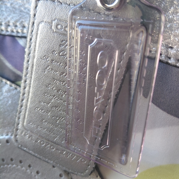 Coach Julia Op Art Signature Shoulder Tote - Picture 10 of 14